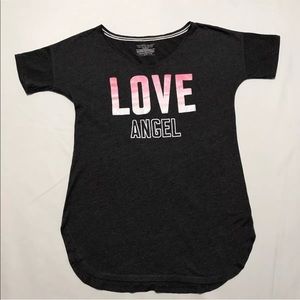 Womens Victoria Secret Glitter Bling Sleep Shirt